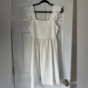 Women’s Large White Summer Dress